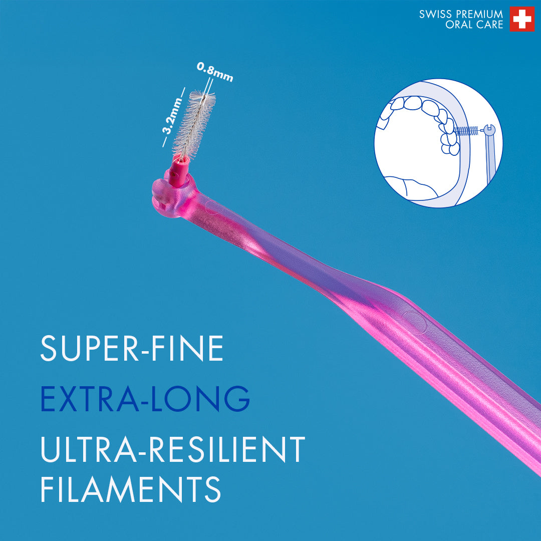 Curaprox CPS 08 prime refill, 8 pcs., pink, international