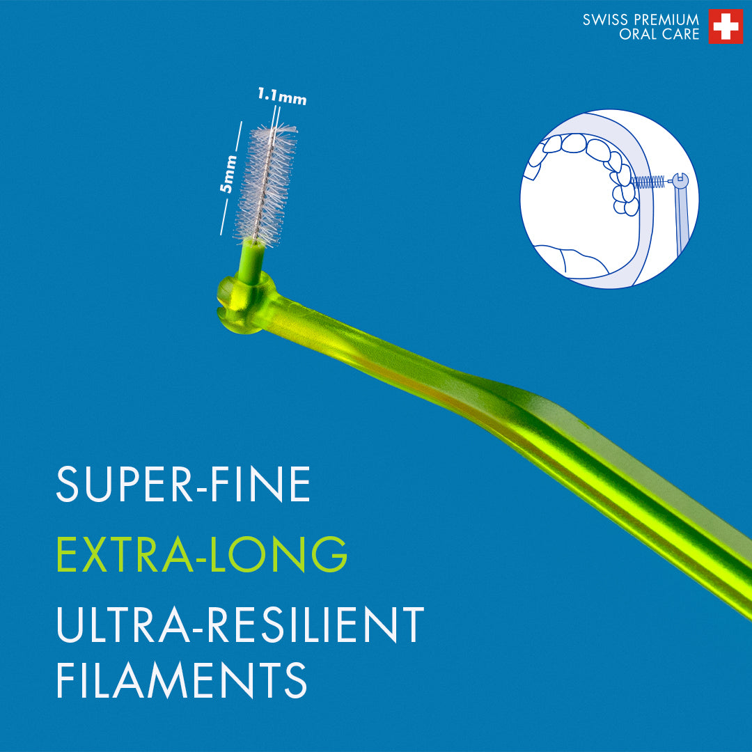 Curaprox CPS 011 prime refill, 8 pcs., lime green, international