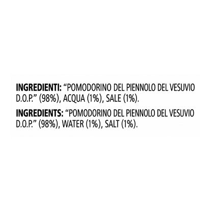 Nolano Pacchetelle of cherry tomato of piennolo. 1062ml