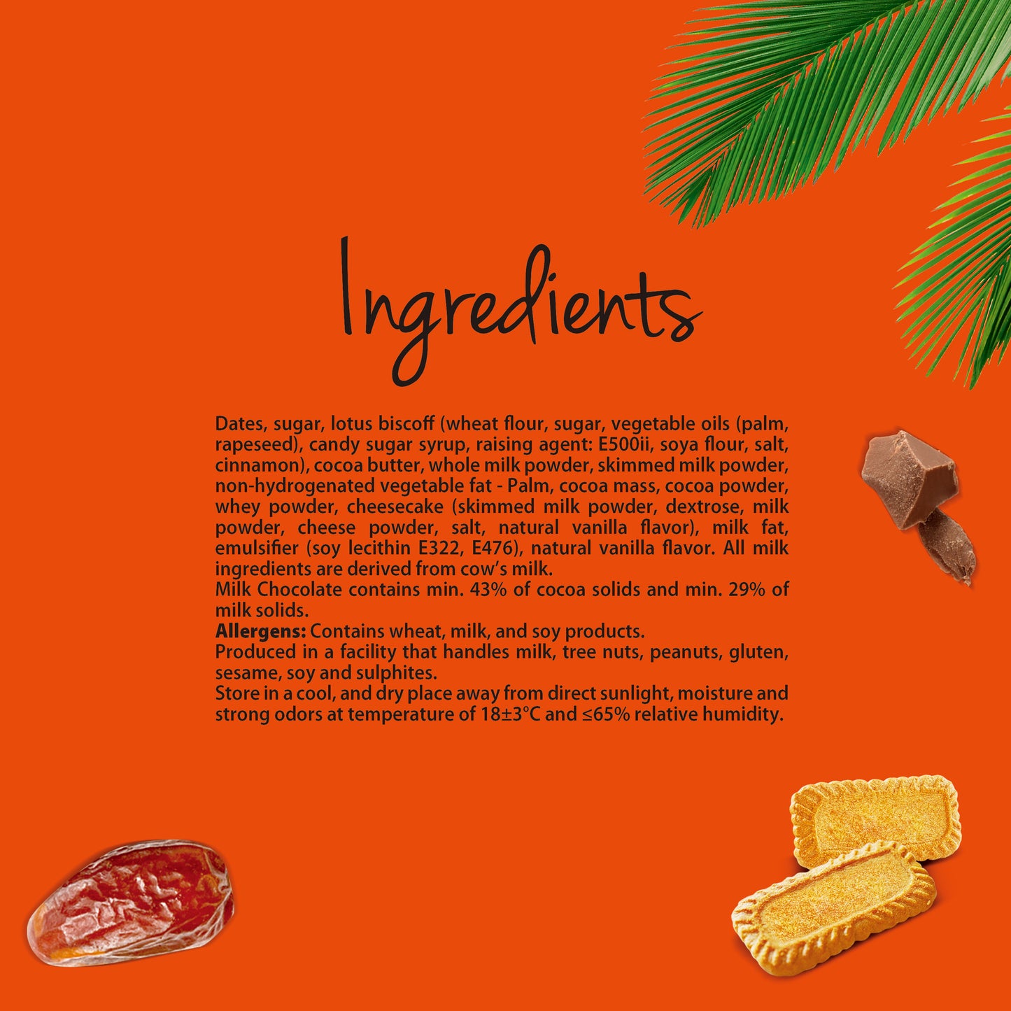 CHOCODATE BISCOFF (230G)