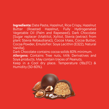 Fade Fit Chocolate And Hazelnut Energy Balls 45g