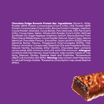 Fade Fit - Chocolate Fudge Brownie Protein Bar 55g
