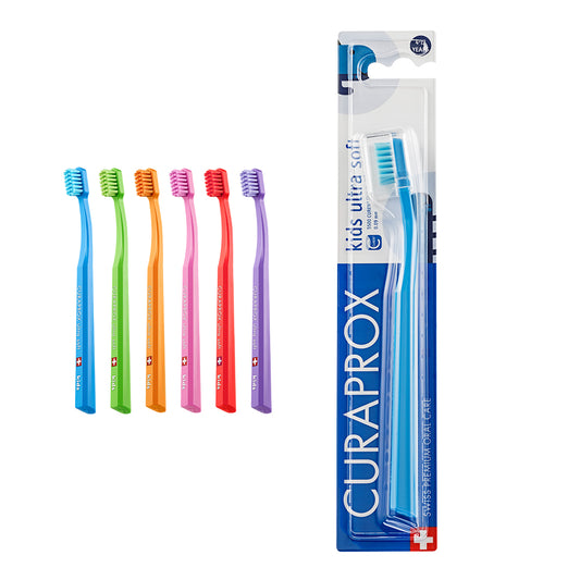 Curaprox Kids Toothbrush, Single Blister East. Assorted Colors.