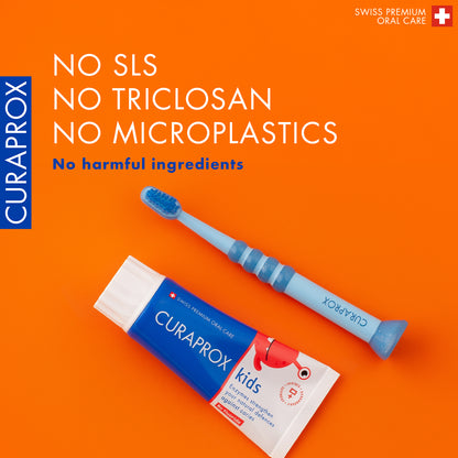 Curaprox Kids Toothpaste, Strawberry flavor, 0 ppm, 60ml