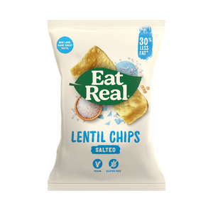 Eat Real Lentil Chips Sea Salt 113gm Gluten Free and Vegan
