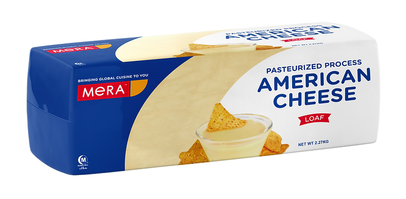 Mera American Cheese Loaf Coloured 2.27kg (Chilled)