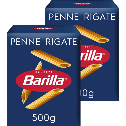 Barilla Pasta Penne Rigate 500g x 2