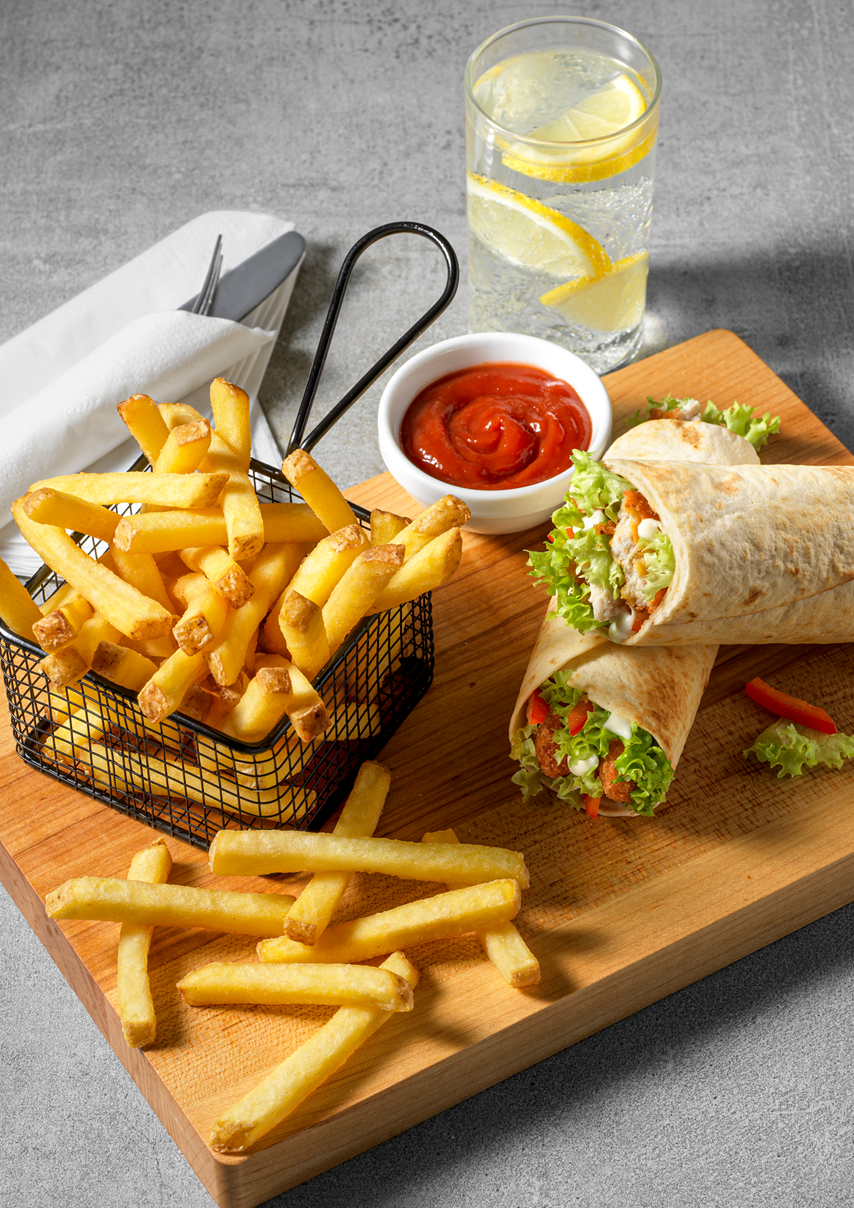 Farm Frites Skin on Crispy Coated Potato Fries 10mm 2.5K - Frozen