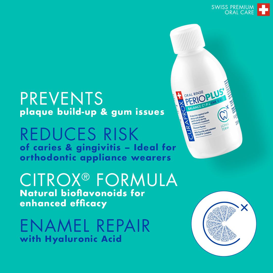 Curaprox Perio plus balance, CHX 0.05, 200ml, international