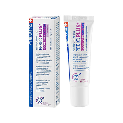Curaprox Perio plus focus, CHX 0.50, 10ml tube, international
