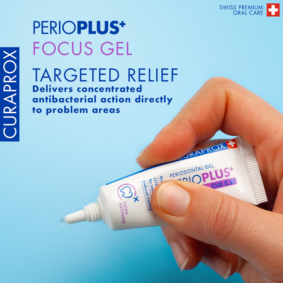 Curaprox Perio plus focus, CHX 0.50, 10ml tube, international