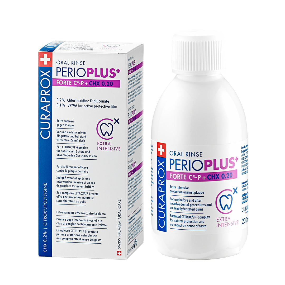 Curaprox Perio plus forte, CHX 0.20, 200ml, international