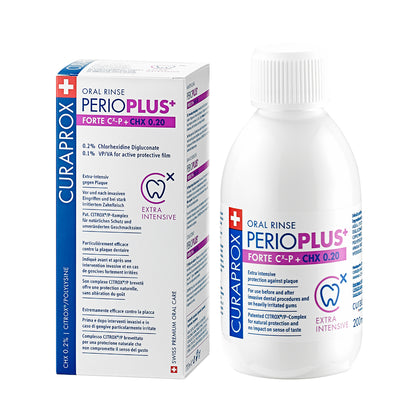 Curaprox Perio plus forte, CHX 0.20, 200ml, international