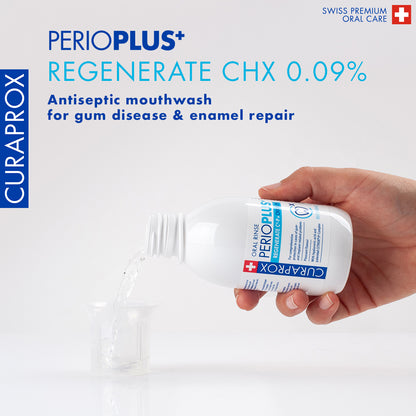 Curaprox Perio plus regenerate, CHX 0.09, 200ml, international