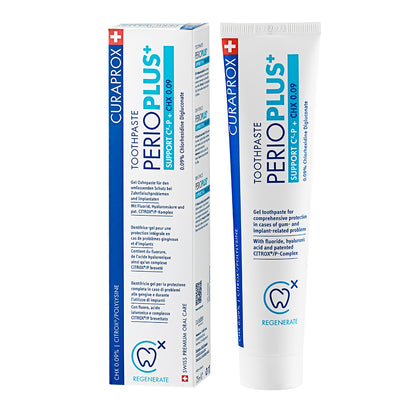 Curaprox Perio plus support, CHX 0.09, 75ml, international