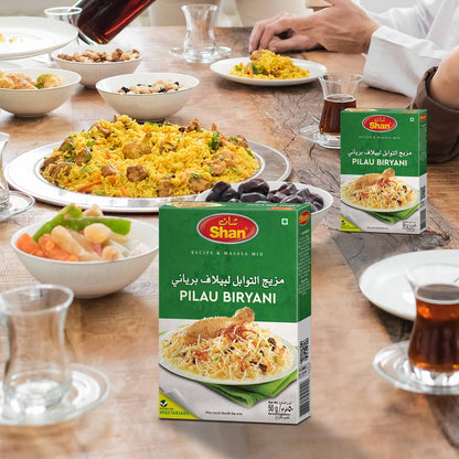 Shan Pilau Biriyani Recipe & Masala Mix 50gm