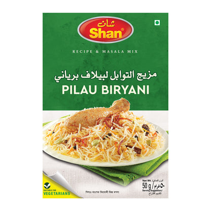 Shan Pilau Biriyani Recipe & Masala Mix 50gm