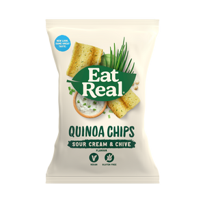 Eat Real Quinoa Sour Cream & Chive 80gm Gluten Free and Vegan