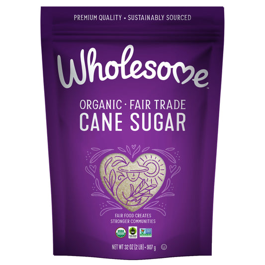 Wholesome Organic Fair Trade Premium Quality Sugar, Vegan, Gluten Free, Cane,907gm - Offer