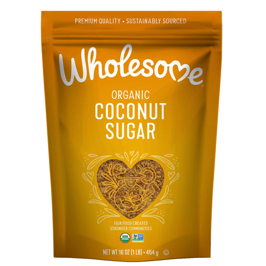 Wholesome Organic Premium Quality Coconut Palm Sugar, Vegan, Gluten Free, 454gm - Offer