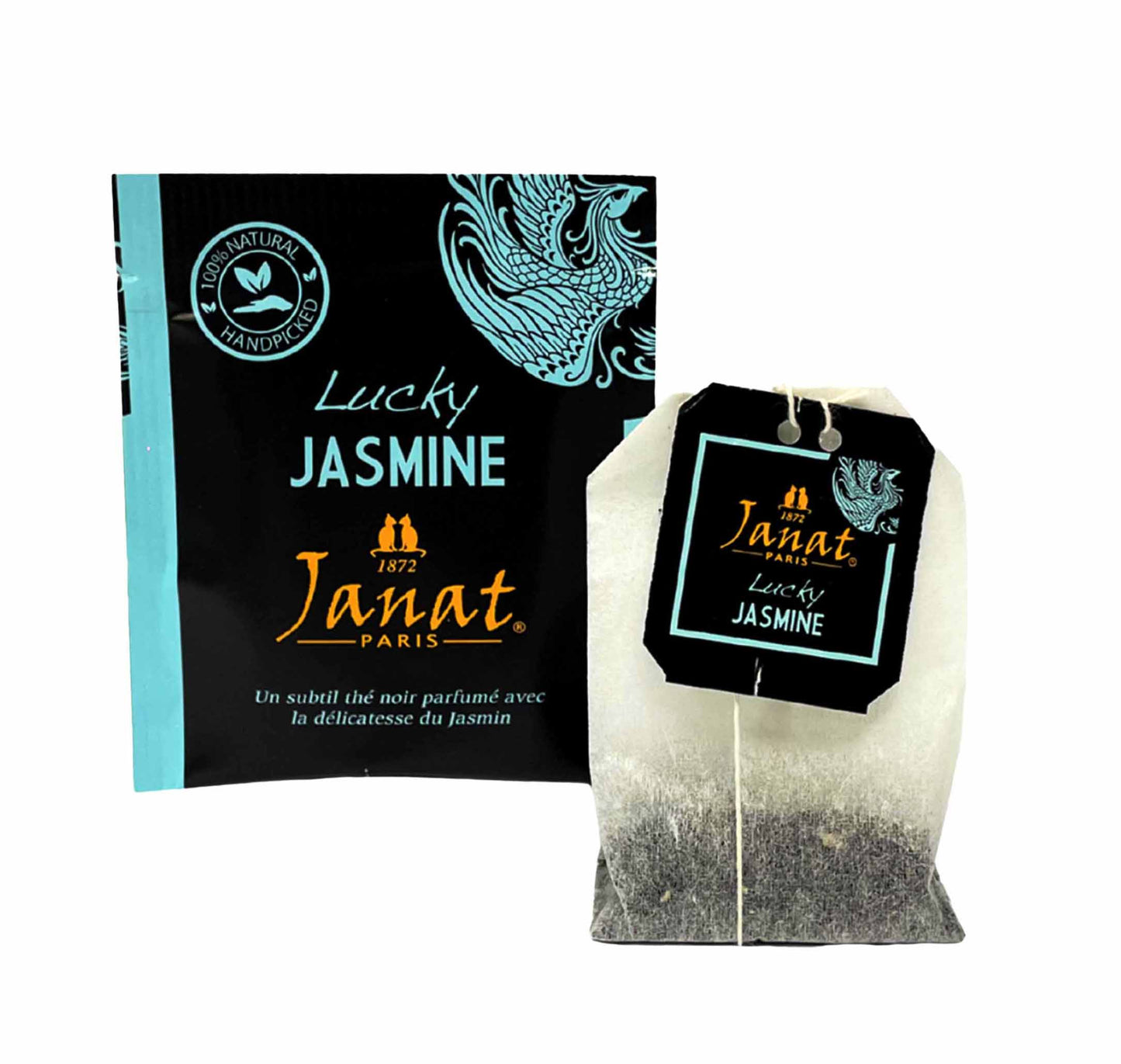 Janat Professional Series Ziplock Lucky Jasmine 100 Tea Bags
