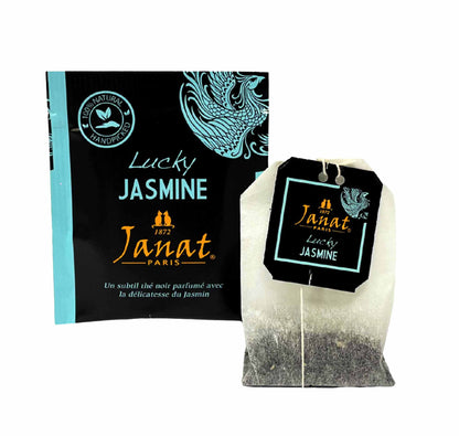 Janat Professional Series Ziplock Lucky Jasmine 100 Tea Bags