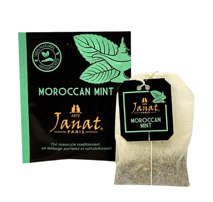 Janat Professional Series Ziplock Moroccan Mint 100 Tea Bags