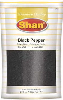 Shan Black Pepper Whole 200gm