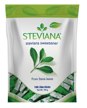 Steviana Sweetener 100 Slim Sticks 150gm