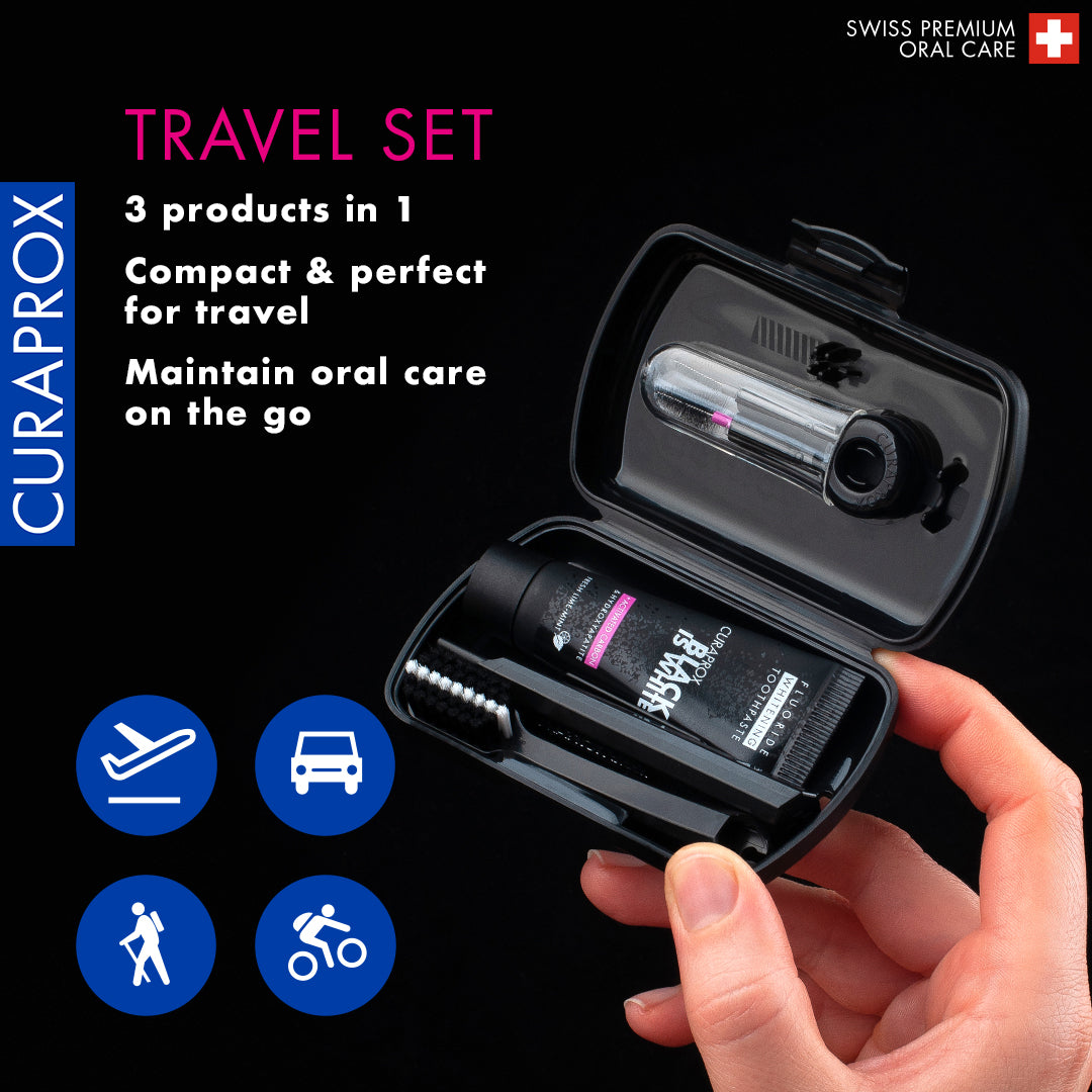 Curaprox Black is white Travel set
