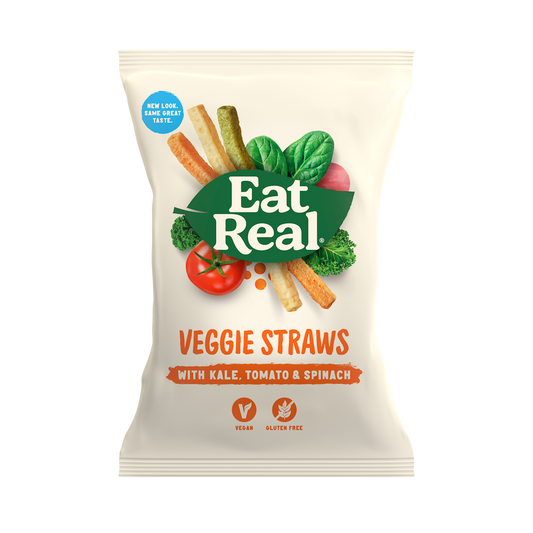 Eat Real Veggie Kale Tomato Spinach 113gm Gluten Free and Vegan