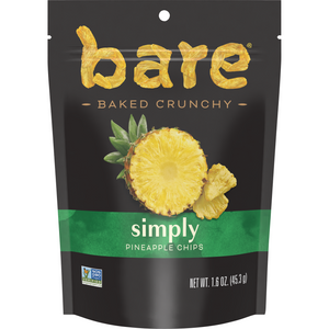 Bare Baked Crunchy Simple Pineapple Chips 1.6 OZ(45.3gm)