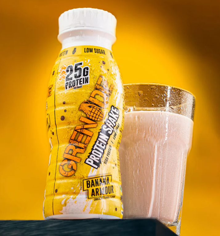 Grenade Banana Armour Protein Shake - High Protein - Low Sugar 330ml