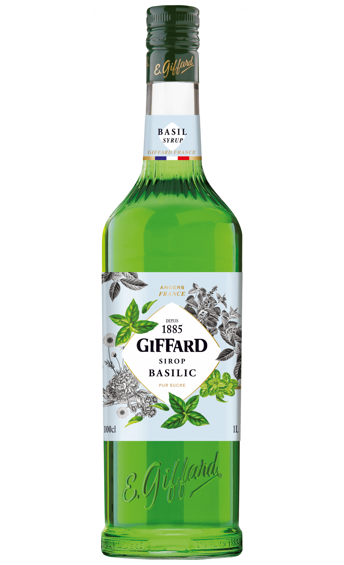 Giffard Basil Syrup 1L