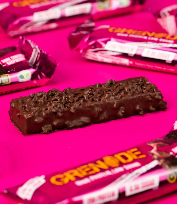 Grenade Dark Chocolate Raspberry - High Protein Bar - Low Sugar  60gm