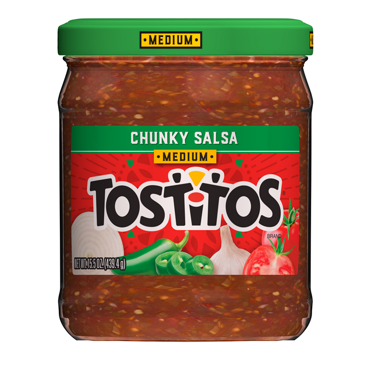 Tostitos Chunky Salsa, Medium 15.5 OZ (439g) - Export