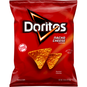 Doritos Nacho Cheese Flavored Tortilla Chips, 11 OZ (312g) - Export