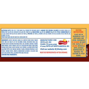 Fritos Jalapeno Cheddar Natural flavored Cheese Dip 9 OZ (255g) - Export