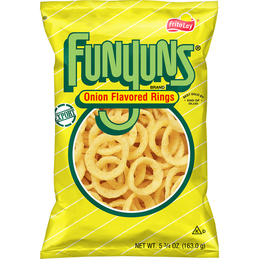Funyuns Onion Flavored Rings 5.75 OZ (163g) - Export