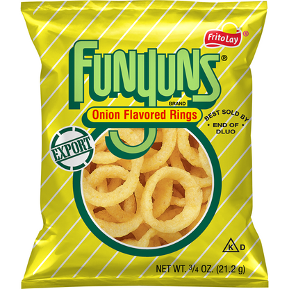 Funyuns Onion Flavored Rings 0.75 OZ (21g) - Export