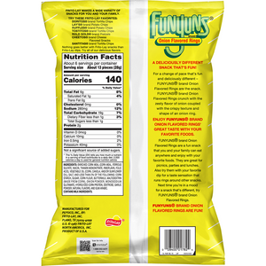 Funyuns Onion Flavored Rings 5.75 OZ (163g) - Export