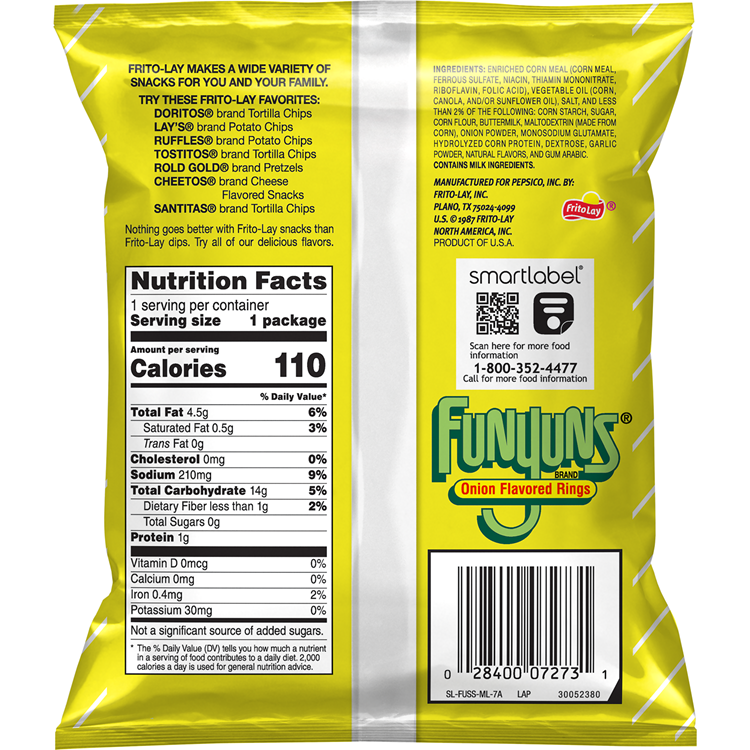 Funyuns Onion Flavored Rings 0.75 OZ (21g) - Export – Click Cuisine