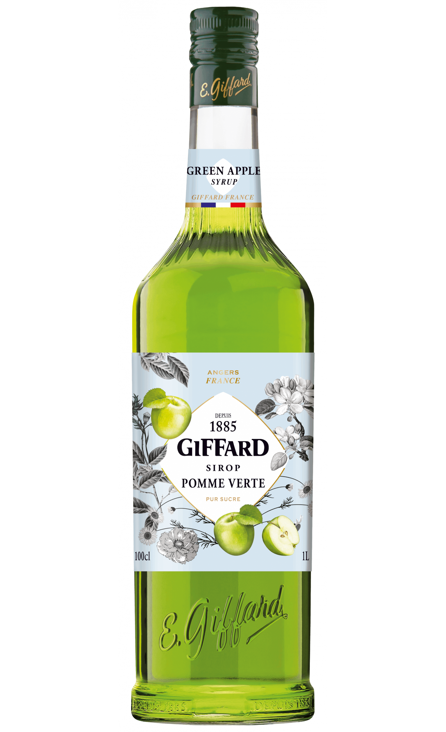 Giffard Green Apple Syrup 1L