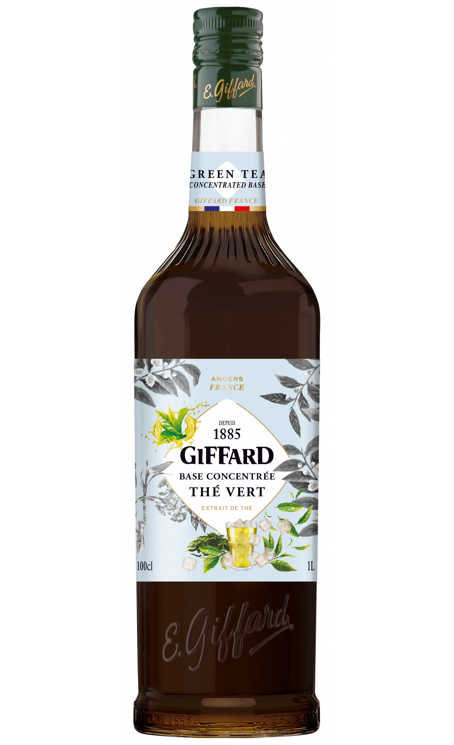 Giffard Green Tea Concentrate Base Syrup 1L