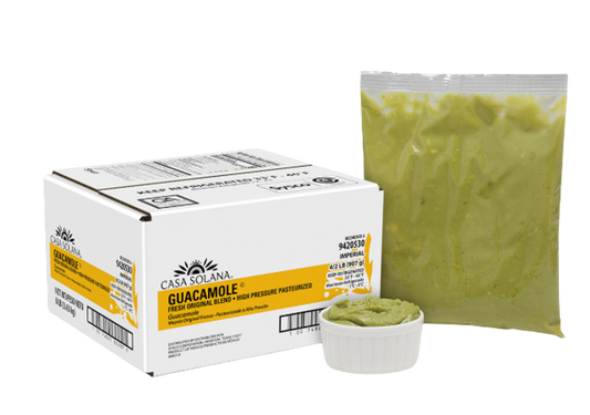 Casa Solano Guacamole Frozen Southwestern Blend High Pressure Pasteurized 453gm