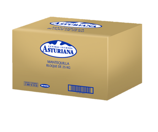Central Lechera Asturiana Butter Blocks 25Kg