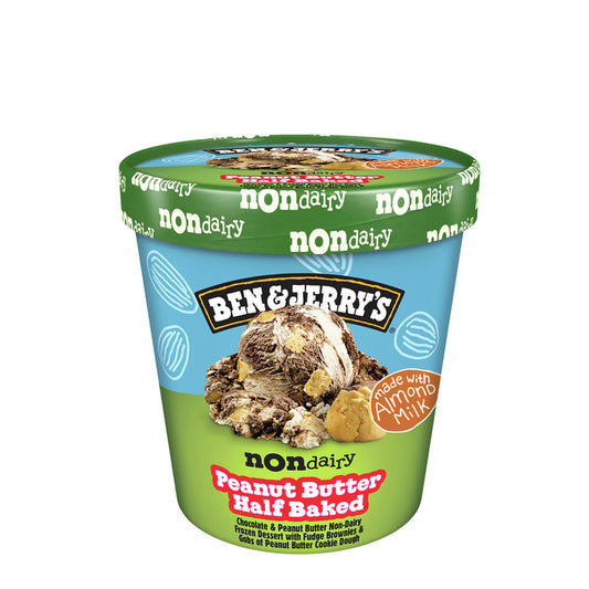 Ben & Jerry's Non-Dairy Peanut Butter Half Baked 473ml