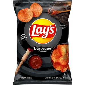Lay's Barbecue Flavored Potato Chips 6.5 OZ (184g) - Export