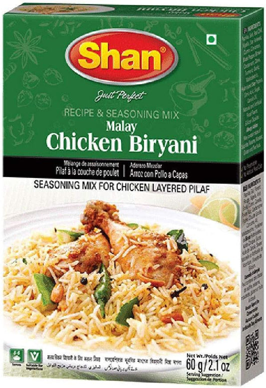 Shan Malay Chicken Biriyani Recipe & Seasoning Mix 60gm