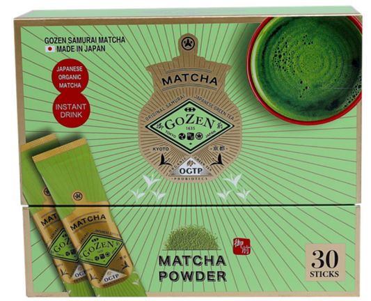 Gozen Matcha Sticks 60gm (30 Sticks)
